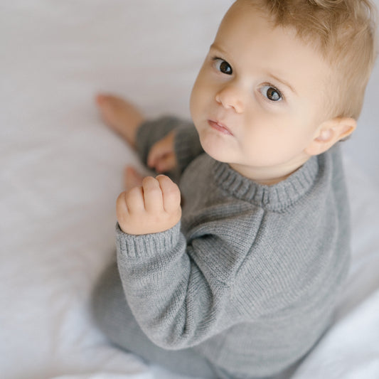 Pullover 'Charlie' Stone Grey