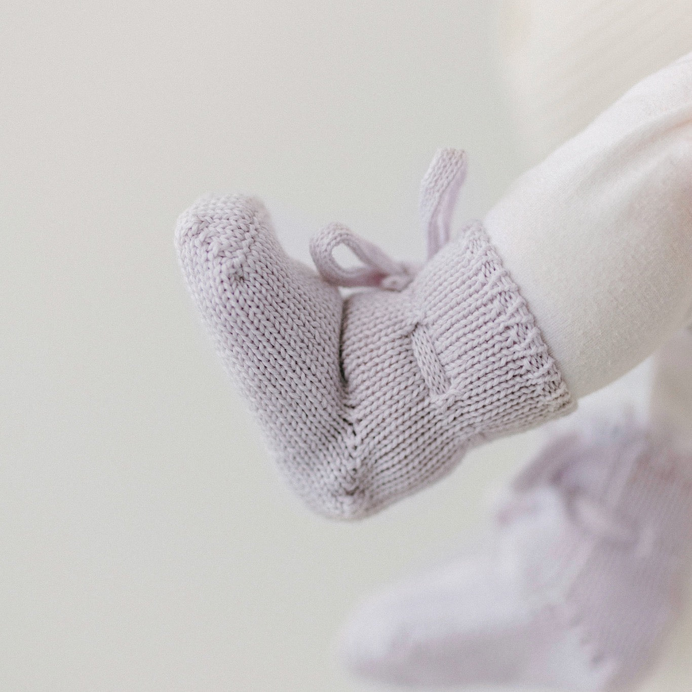 Sample Babyschuhe Grey Lavender