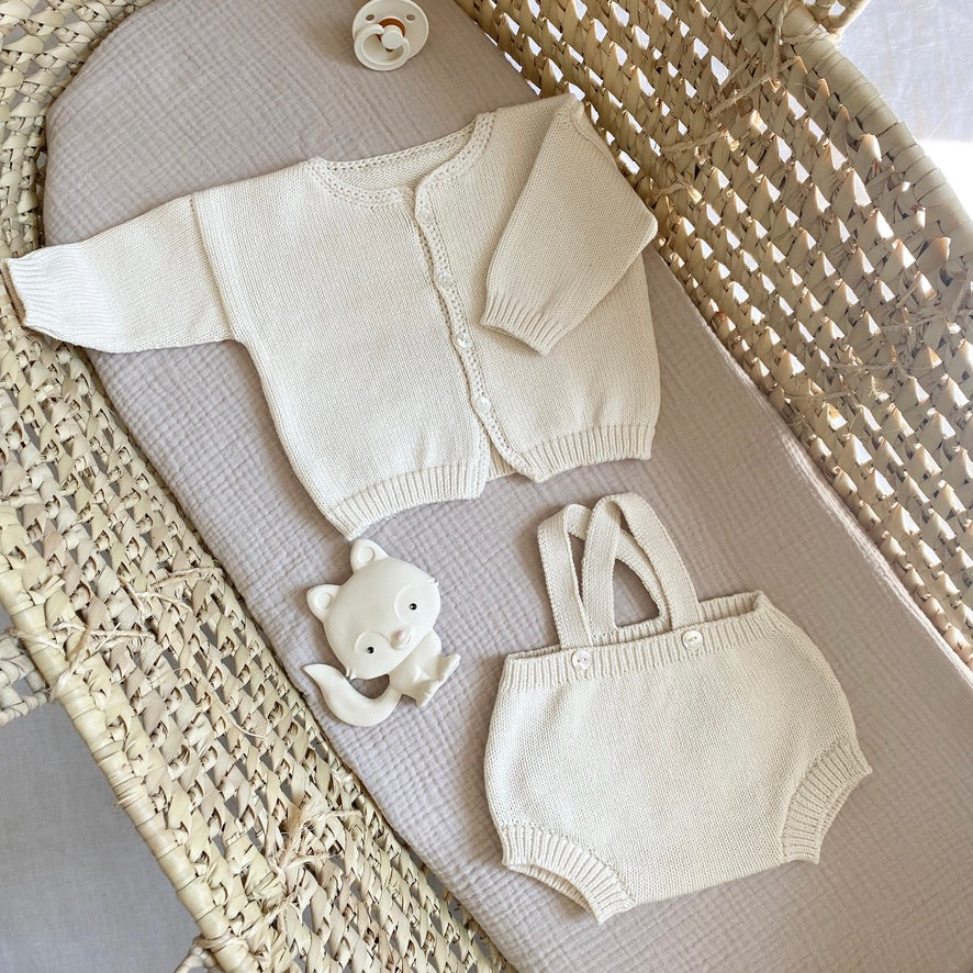 Babycardigan Off White