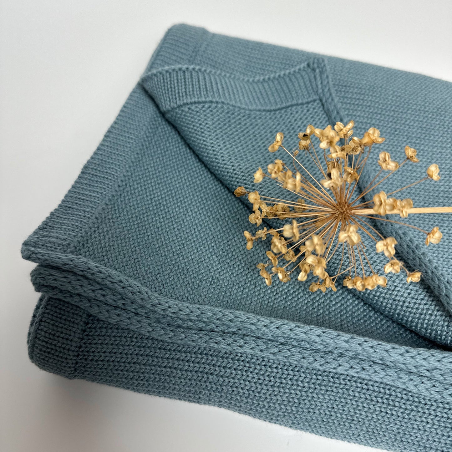 Sample Babydecke Classic Dusty Teal