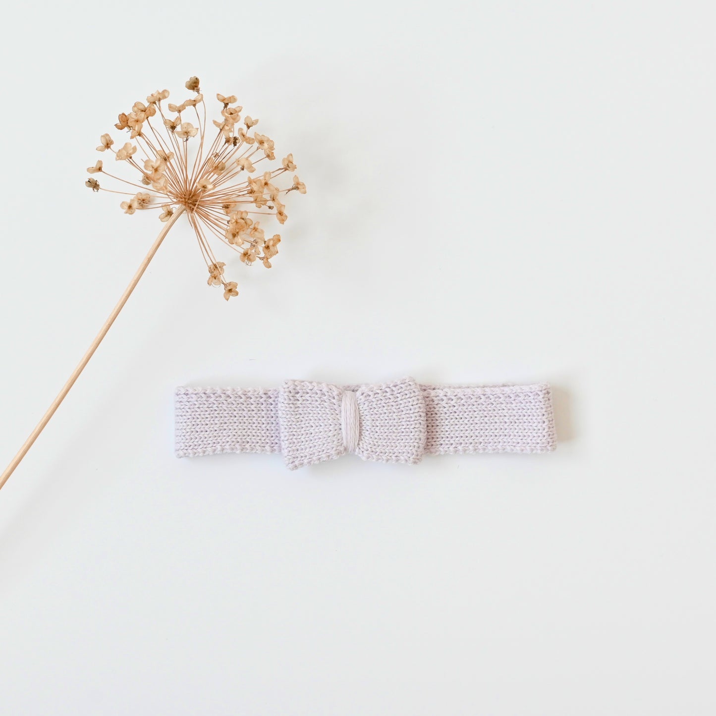 Haarband 'Bow' Grey Lavender