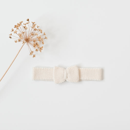 Haarband 'Bow' Natural White