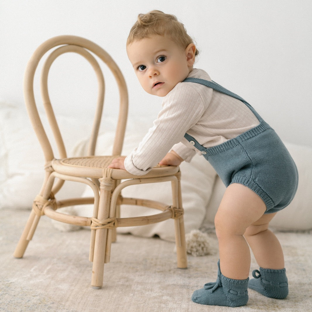 Babystrampler Dusty Teal