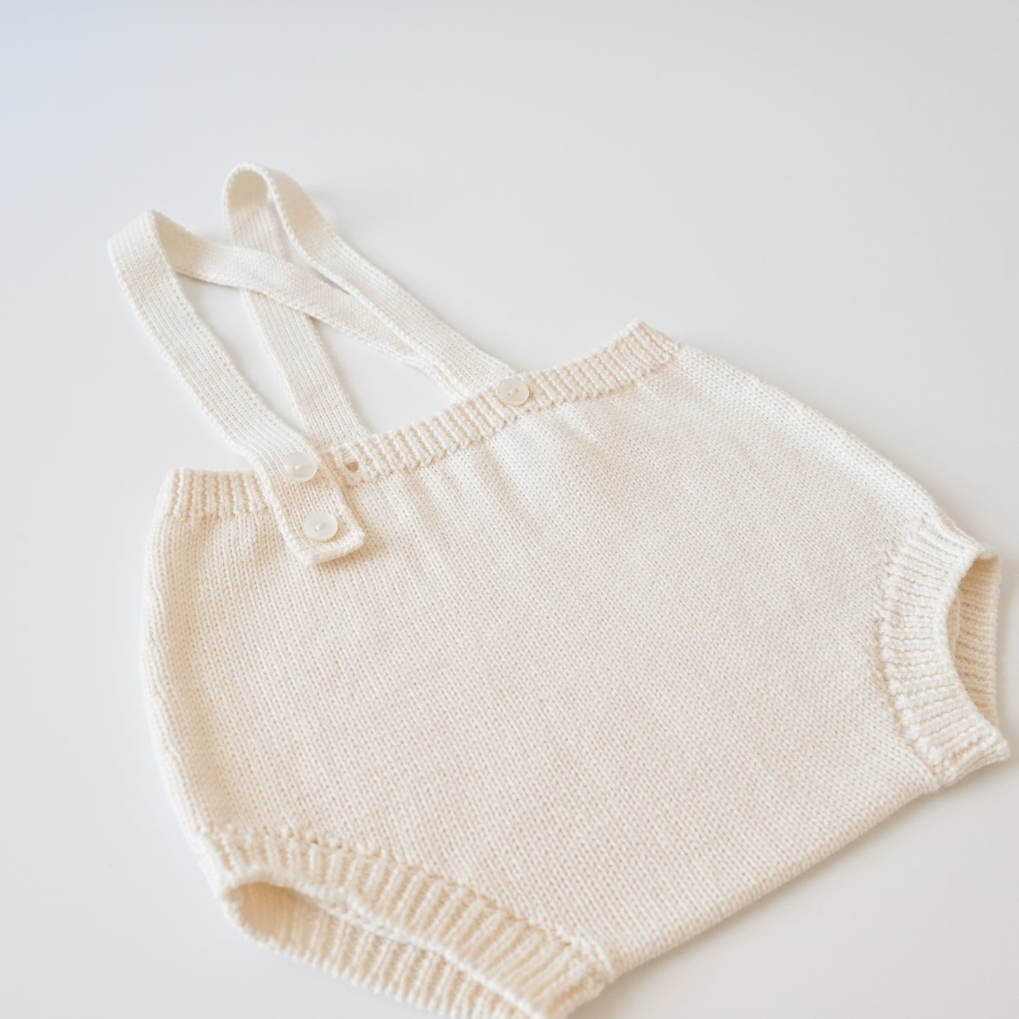 Babystrampler Natural White