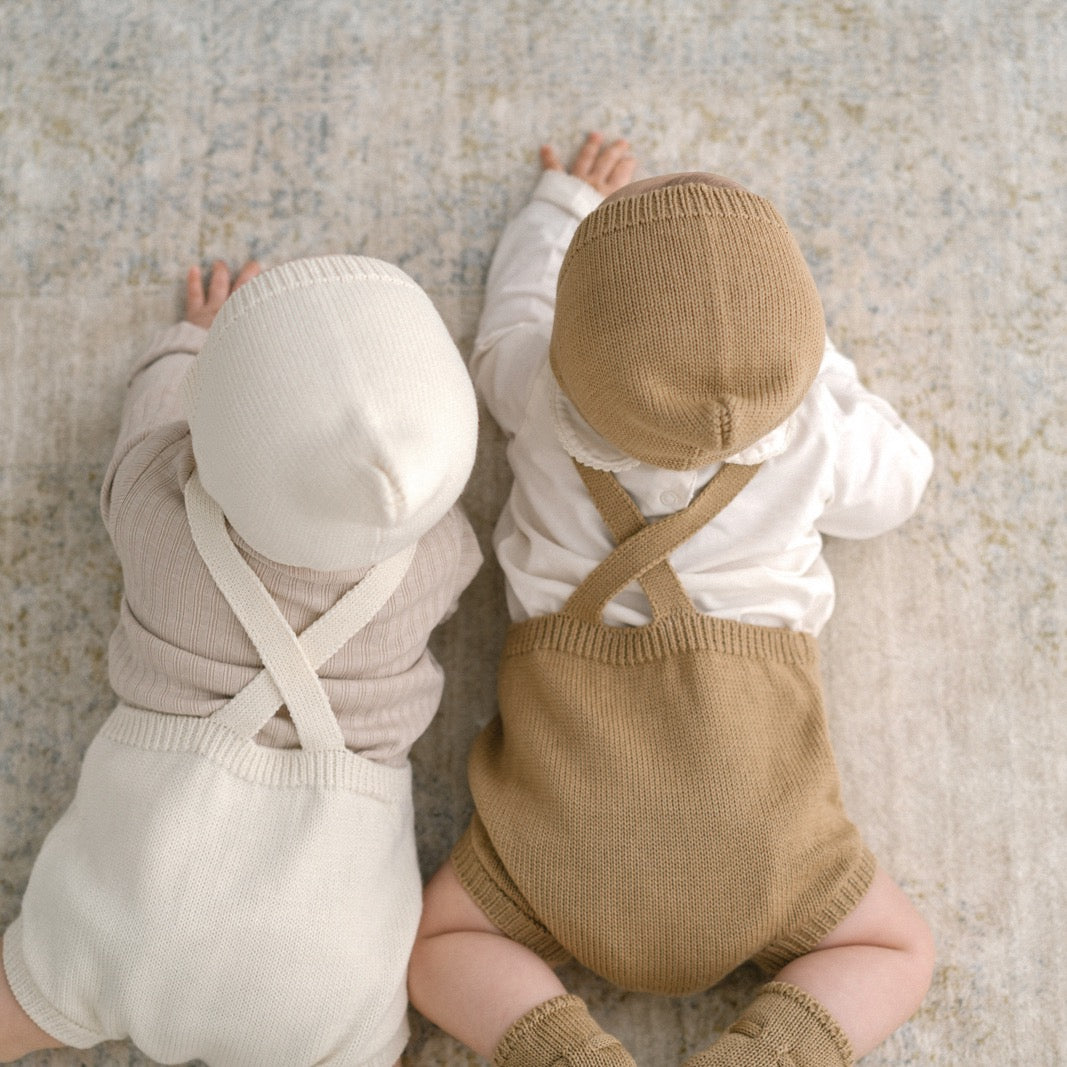 Babystrampler Natural White