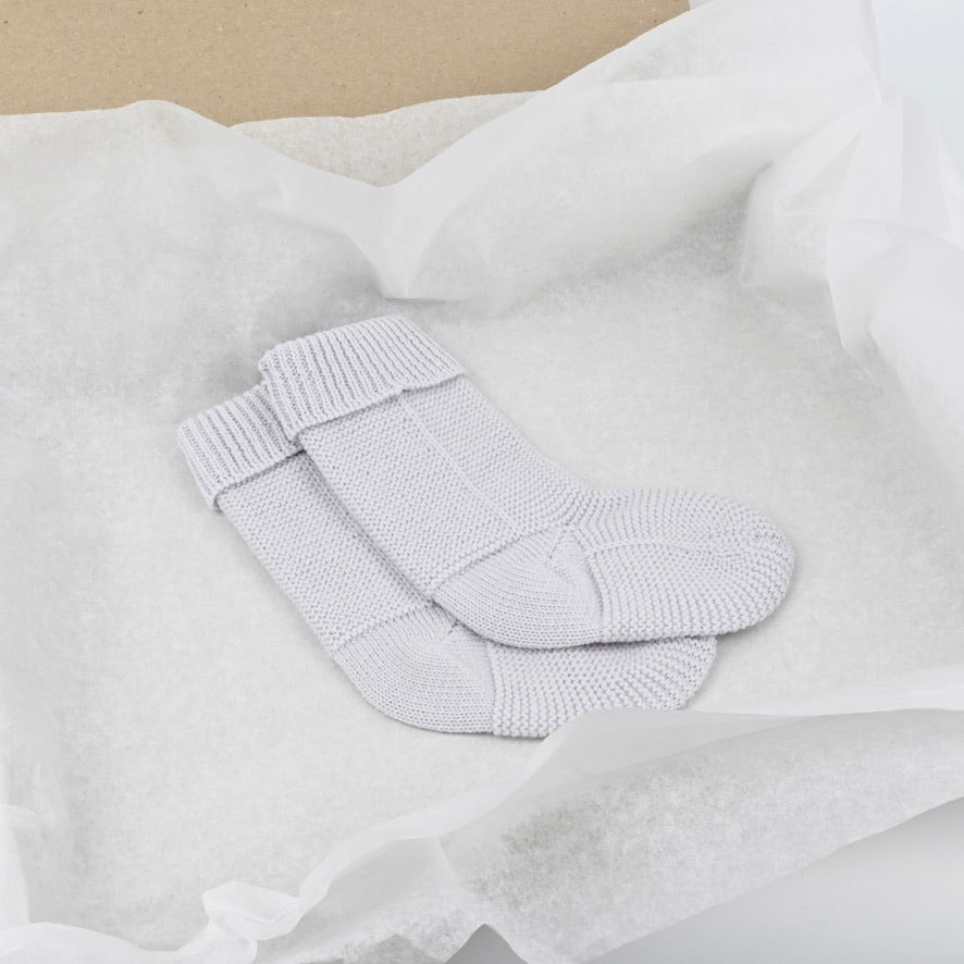 Babysocken Grey Lavender