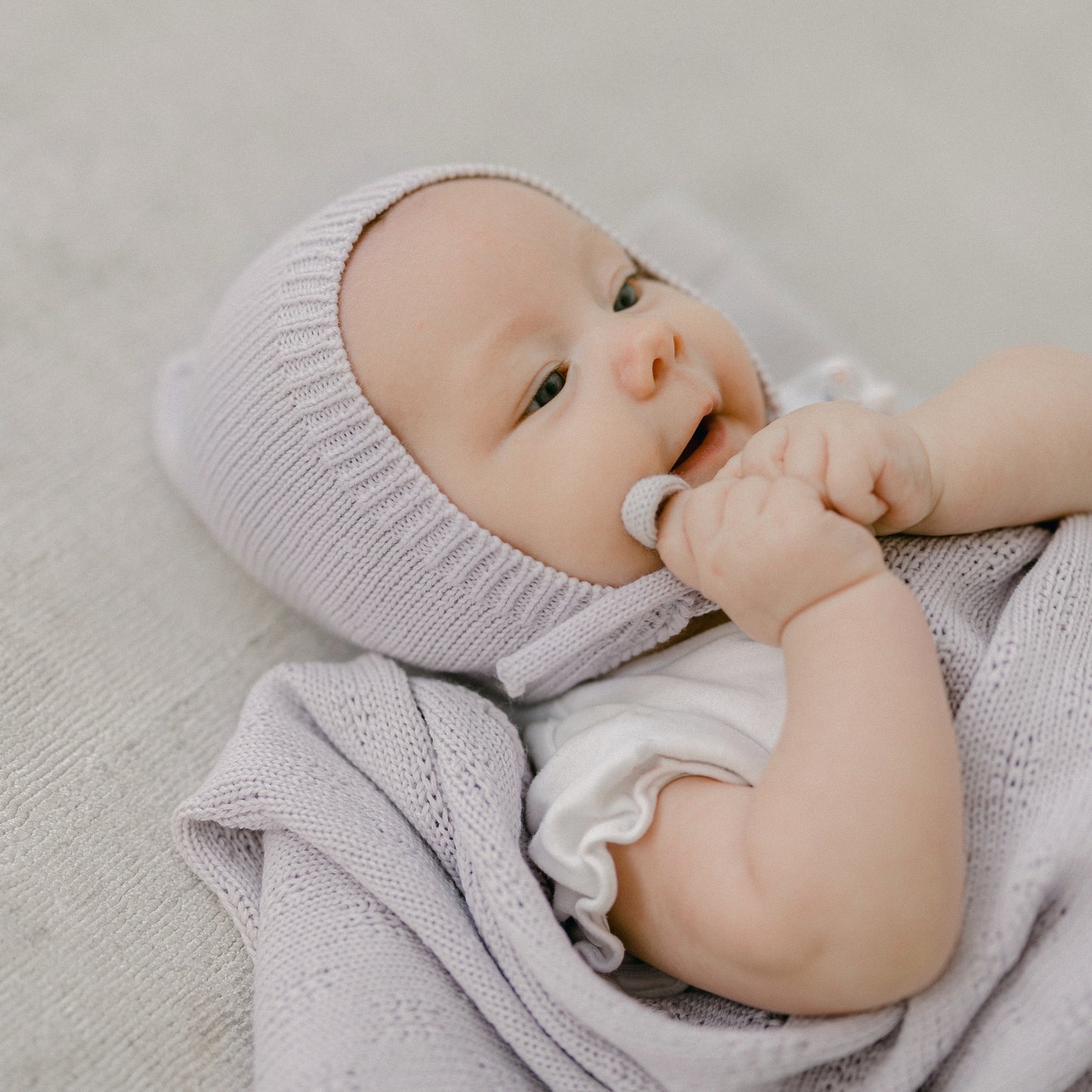 Babymütze_Babyhaube_100% Merinowolle_Geburtsgeschenk_Geschenke zur Geburt
