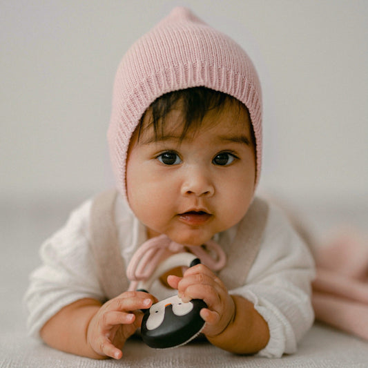 Babymütze_Babyhaube_100% Merinowolle_Geburtsgeschenk_Geschenke zur Geburt